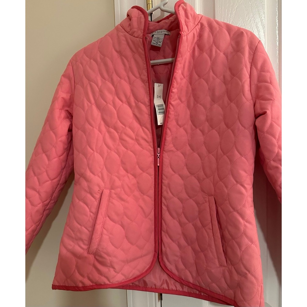 NWT Kim Rogers pink jacket size petite small $40 retail‎